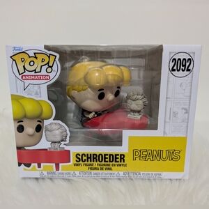 Funko Pop Premium Peanuts Schroeder Playing Piano Vinyl Figure #2092 New in Box!